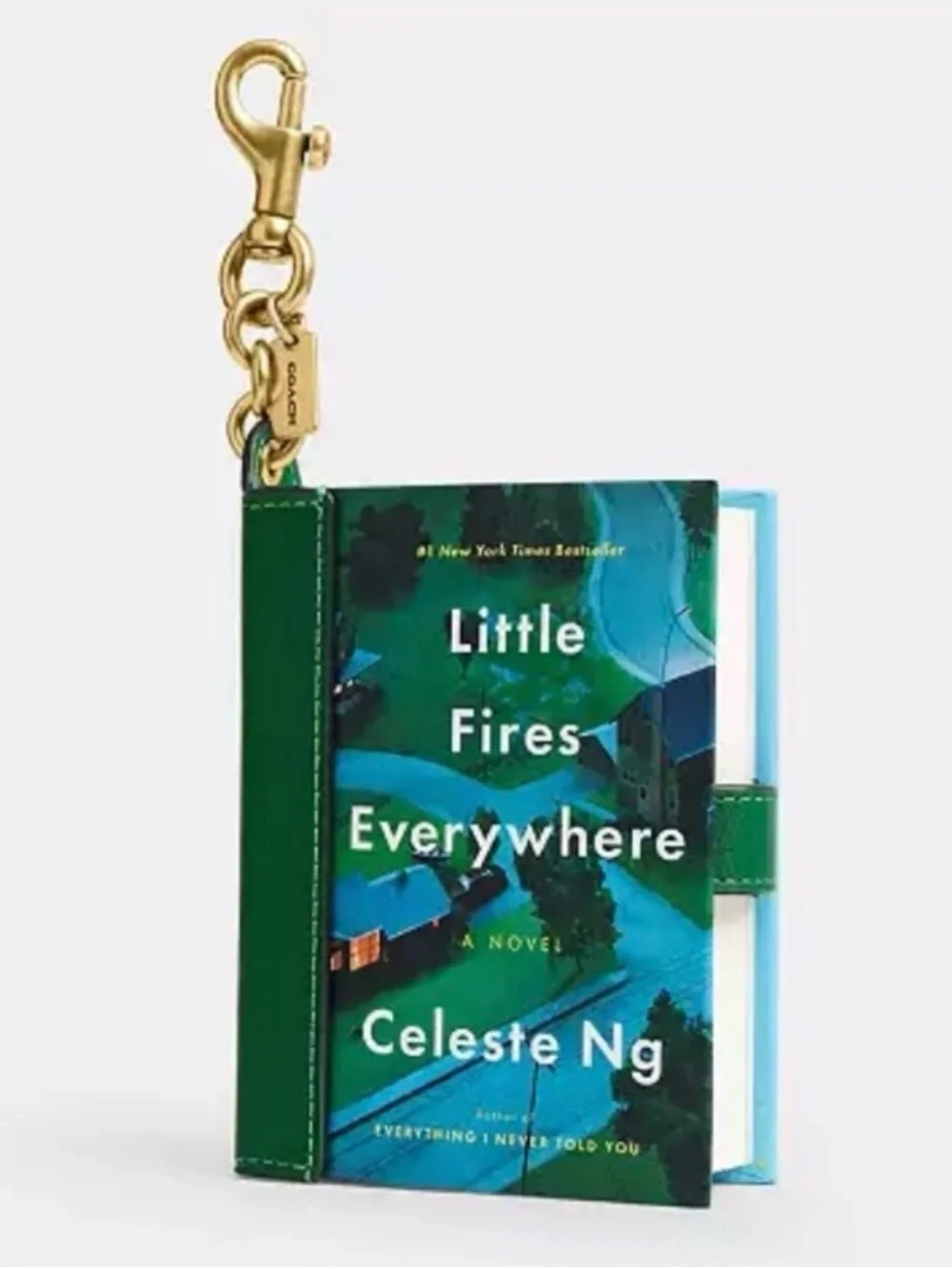 Coach Book Bag Charm—Little Fires Everywhere—NWT - Picture 1 of 7